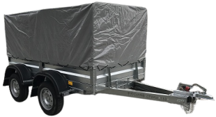Прицеп Avtos А25М2В (2500*1300*300 ресс. AL-KO (R13) тент 1200мм 2ос)