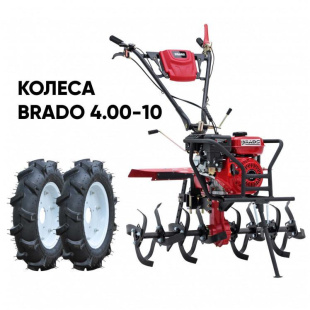 Мотоблок BRADO GM-850SB + колеса BRADO 4.00-10 (комплект)