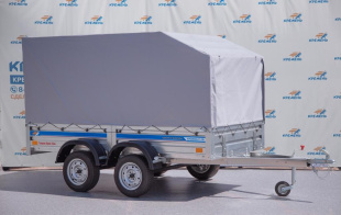 Прицеп Кремень 3х1,56х0,35 двухосный (на рессоре alko)