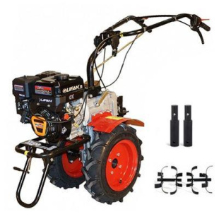 Мотоблок Угра НМБ-1Н10 c ВОМ, прониженной передачей и двигателем Lifan KP230 8,0 л.с. В комплекте (удлинители осей + фрезы)