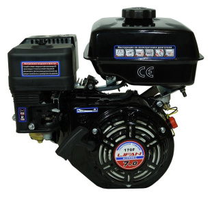 Двигатель Lifan 170F ECO D19, увеличенный б/бак 6 л.