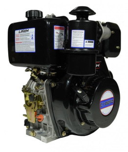 Двигатель Lifan Diesel 186FD D25, 6A, шлицевой вал for 1300D