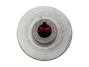 Шкив ременной пос. 20мм (3 ручья B-17мм,D85мм)