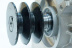 Шкив ременной пос.25мм (2 ручья,B-17мм) с проставкой