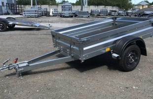 Прицеп Avtos A20M1B (2000*1300*300 ресс. AL-KO (R13) тент 400мм)