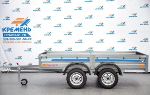 Прицеп Кремень 3х1,56х0,35 двухосный (на рессоре alko)