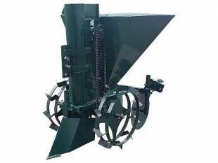 Картофелесажалка Агромоторсервис КСП-02 синяя