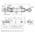 Гидроцилиндр для минитрактора 390